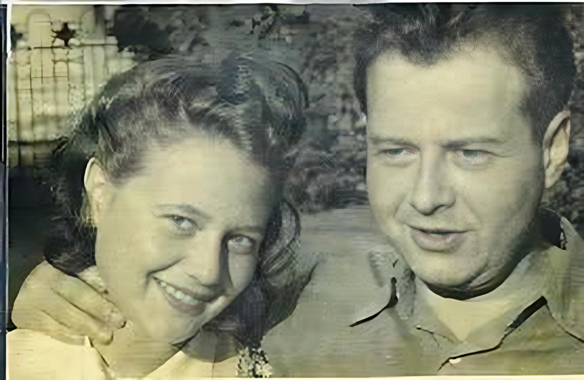 Dita and Otto after the liberation